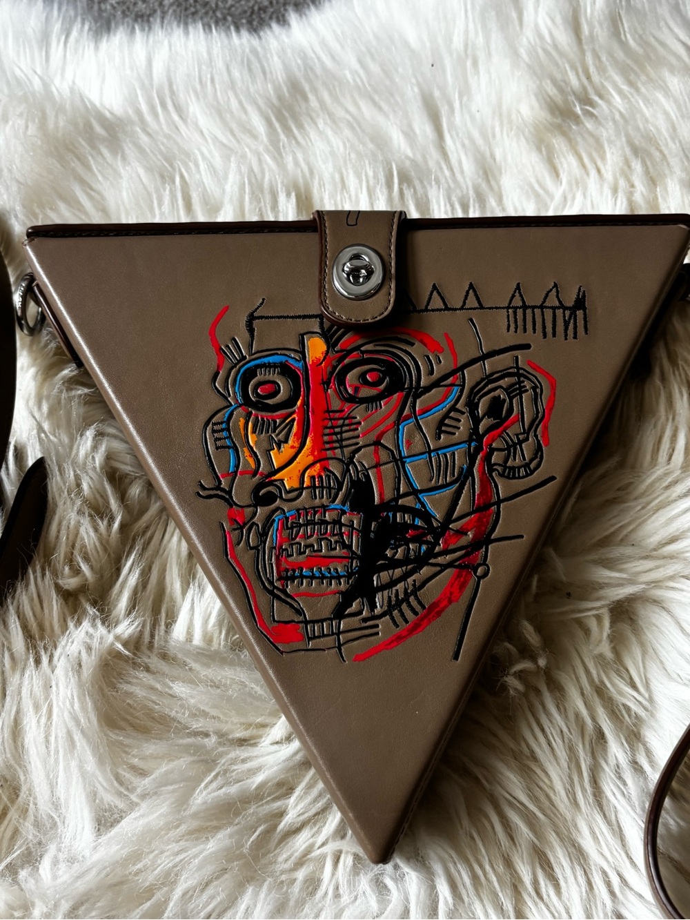 Coach X Jean Michel Basquiat Triangle Runway Bag Limited Edition